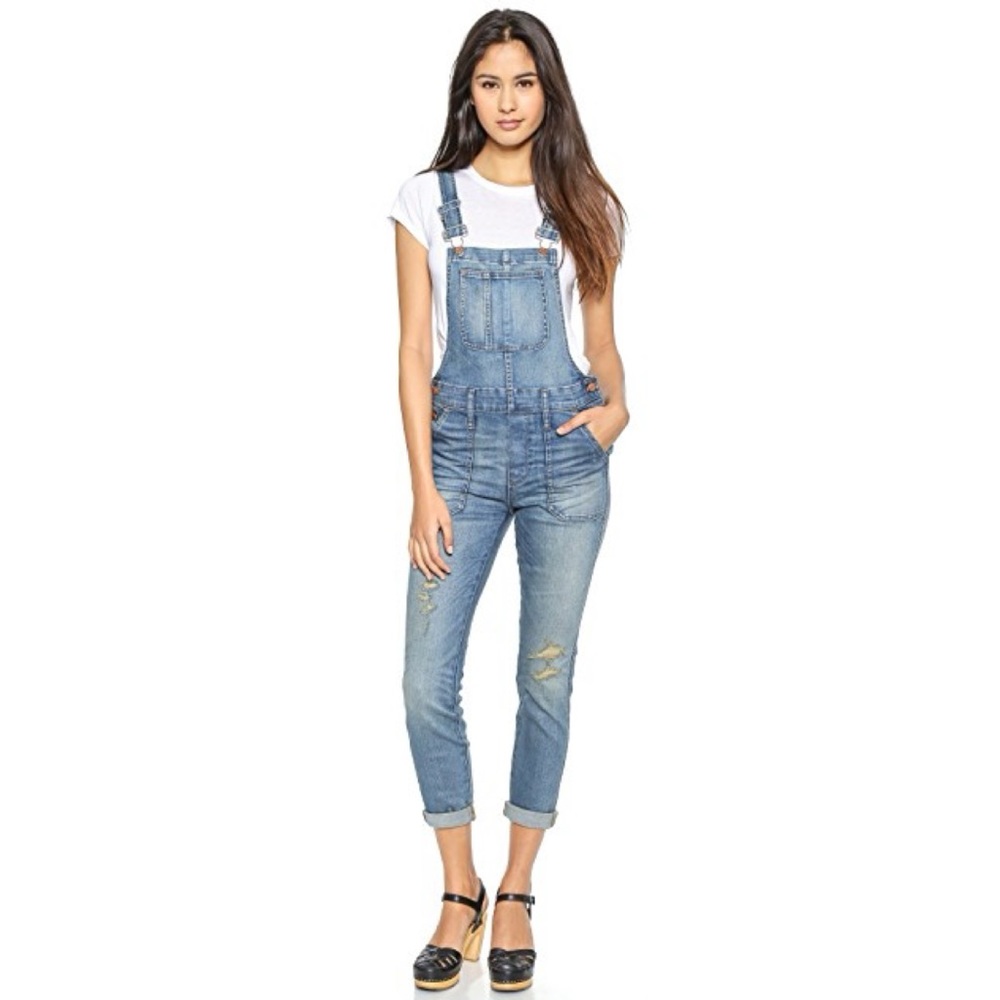 Madewell skinny overalls